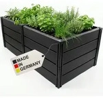 NYVI Hochbeet NYVIGreen XL 158x82x61cm 672 Liter - Kunststoff Kr&auml;uterbeet f&uuml;r