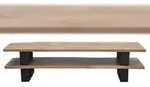 SIT M&ouml;bel Lowboard | 1 offenes Fach | Akazie mit Baumkante natur | Gestell Metall