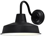 Westinghouse Dimmbare LED Au&szlig;enwandleuchte Academy Schwarz mit K&auml;figdesign