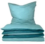 Schiesser Bettw&auml;scheset Doubleface - Renforc&eacute; - 2-teilig - 155 x 220 cm - T&uuml;rkis