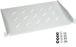HMF 65499 Fachboden f&uuml;r Serverschrank | 19 Zoll | 1 HE | 300 mm Einbautiefe 