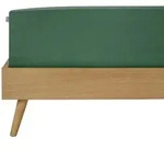 Schiesser Spannbettlaken Flexi - 95/5 - 150 x 200 cm - Dunkelgr&uuml;n
