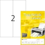 HERMA TOP STICK Universal-Etiketten, 105 x 297 mm, wei&szlig;, 100 Blatt
