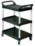 Rubbermaid Mehrzweckwagen schwarz