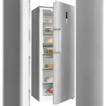 Exquisit Gefrierschrank GS380-NF-H-050D inoxlook | No Frost | Nutzinhalt: 380 L 