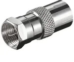 goobay Adapter:F-Stecker>Koaxial-Kupplung