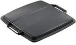 Durable Abfalleimer DURABIN FLIP VEH2012033 52x61x49cm grau/schwarz