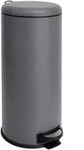 SVITA T30 M&uuml;lleimer 30Liter Stahl Treteimer Abfalleimer M&uuml;lltonne Grau