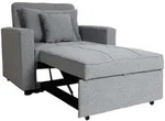 Mendler Schlafsessel HWC-L90, Klappsessel Schlafsofa G&auml;stebett Relaxsessel,