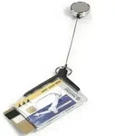 Durable Sicherheitsausweishalter Card Holder de luxe pro Duo VE=10 St&uuml;ck