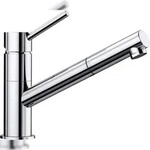 BLANCO GmbH + Co KG BLANCO KANO-S K&uuml;chenarmatur Wasserhahn Niederdruck chrom