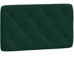 vidaXL Kopfteil-Kissen Dunkelgr&uuml;n 80 cm Samt