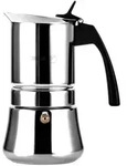 FAGOR Etnica Italian Induction Kaffeemaschine 6 Tassen Kaffee, Edelstahl, Alle