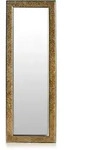 Casa Chic Norwich Spiegel Holzrahmen rechteckig 130 x 45 cm Mosaik-DesignGold