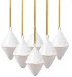 like. by Villeroy & Boch Winter Glow Ornament Doppelkegel 6er Set