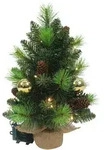 N&auml;ve LED-Tannenbaum "NOEL" gold