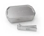 Skotti Boks 1L Edelstahl inkl. Griffzange Grillbox Multifunktionale Edelstahlbox