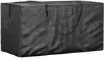 vidaXL Weihnachtsbaumtasche Schwarz 150x75x75cm Polyethylen