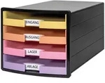 HAN 1013-139D 1 STK Schubladenbox IMPULS schwarz/pastell Organizer