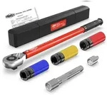FAMEX Werkzeuge FAMEX 10886-3-RS-KS Drehmomentschl&uuml;ssel Set 1/2 Zoll (12,5mm) 30-210