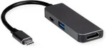 VALUE Display Adapter USB-C - HDMI, USB 3.2 Gen 1 A + Typ C PD