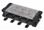 Raclett BBQ-Grill f&uuml;r 8 Personen mit 8 Steinplatte PP-Spateln Tischgrill mit