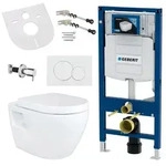 H&auml;nge Wand WC mit Taharet Funktion, Bidet, Absperrventil, sp&uuml;lrandlos aus...