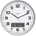 Hama Wanduhr Moorea 00185878 30cm silber