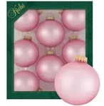 Krebs Glas Lauscha Pinkfarbig matt 7cm Glaskugeln uni