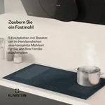 Klarstein Delicatessa 90 Flex Einbaukochfeld | 9500 W | Flexzone | Booster 