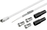 Goobay 51626 100 dB Koax-Antennenkabel Set, 30 m - 2x geschirmtes LNB-Anschlusskabel