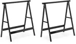 Relaxdays Klappbock, 2er Set, Belastung bis 100 kg, stabiler Ger&uuml;stbock,