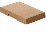 Falken 22001824 PURE Box Nature DIN A6, F&uuml;llh&ouml;he 25 mm braun - Braun