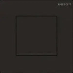 Geberit Typ 20 (ex Typ 30) UR-Strg. pneum. Sp Square, schwarz matt lack, Etc/schwarz