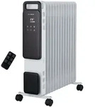 KLAMER &Ouml;lradiator 2500 W, Elektroheizung energiesparend, 13 Rippen, 3 Heizstufen mit