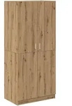 vidaXL Kleiderschrank Artisan-Eiche 90x52x200 cm Holzwerkstoff