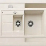 BLANCO GmbH + Co KG BLANCO METRA 6 S Compact Einbausp&uuml;le SILGRANIT softwei&szlig; ab 60