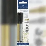 Faber Castell Tuschestift Pitt Artist Pen gold+silber