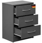 CASARIA&reg; Nachttisch Eloise 54x39x28cm Anthrazit
