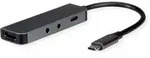 ROLINE Dockingstation Typ C, 4K HDMI, 2x 3,5mm Audio (TRRS + TRS)