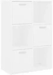 vidaXL Lagerschrank Wei&szlig; 60x29,5x90 cm Holzwerkstoff