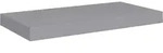 vidaXL Schweberegal Grau 50x23x3,8 cm MDF