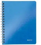 LEITZ Collegeblock WOW A5, kariert, blau, 2-fach gelocht, mikroperforiert,