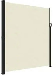 vidaXL Seitenmarkise Ausziehbar Creme 220x500 cm