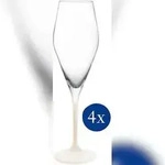 Villeroy & Boch Manufacture Rock Blanc Glass Sektglas Set 4tlg. je 260ml