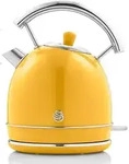 SWAN SK14630YELNEU Retro Elektrisch Wasserkocher 1,8L Vintage Abschaltautomatik