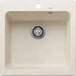 BLANCO GmbH + Co KG BLANCO NAYA 5 Einbausp&uuml;le SILGRANIT softwei&szlig; ab 50 cm