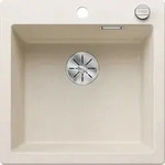 BLANCO GmbH + Co KG BLANCO PLEON 5 Einbausp&uuml;le SILGRANIT softwei&szlig; ab 50 cm Excenter