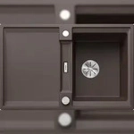 BLANCO GmbH + Co KG BLANCO ADIRA 45 S Einbausp&uuml;le SILGRANIT cafe ab 45 cm Excenter