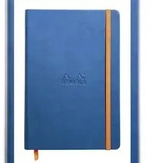 Rhodiarama Notizbuch A5, fester Einband, 96 Blatt blanko, Papier elfenbein 90g,...